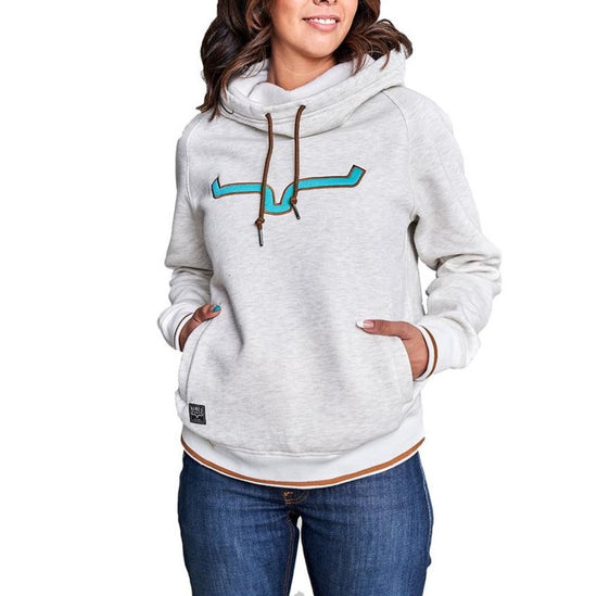 Kimes Ranch Ladies Two Scoops Oatmeal Pullover Hoodie 2SCOOPS-OAT