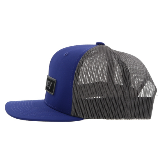 Hooey Men's Lock-Up 6-panel Navy & Grey Trucker Cap 2213T-NVGY