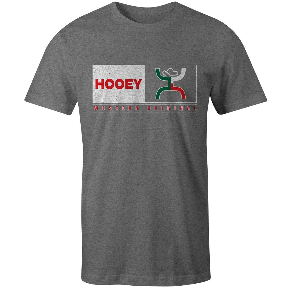 Hooey Men's Western Original Match Grey T-Shirt HT1553GY