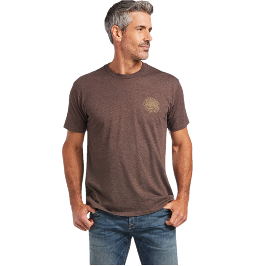 Ariat Men's SOD Brown Heather Short Sleeve T-Shirt 10039932
