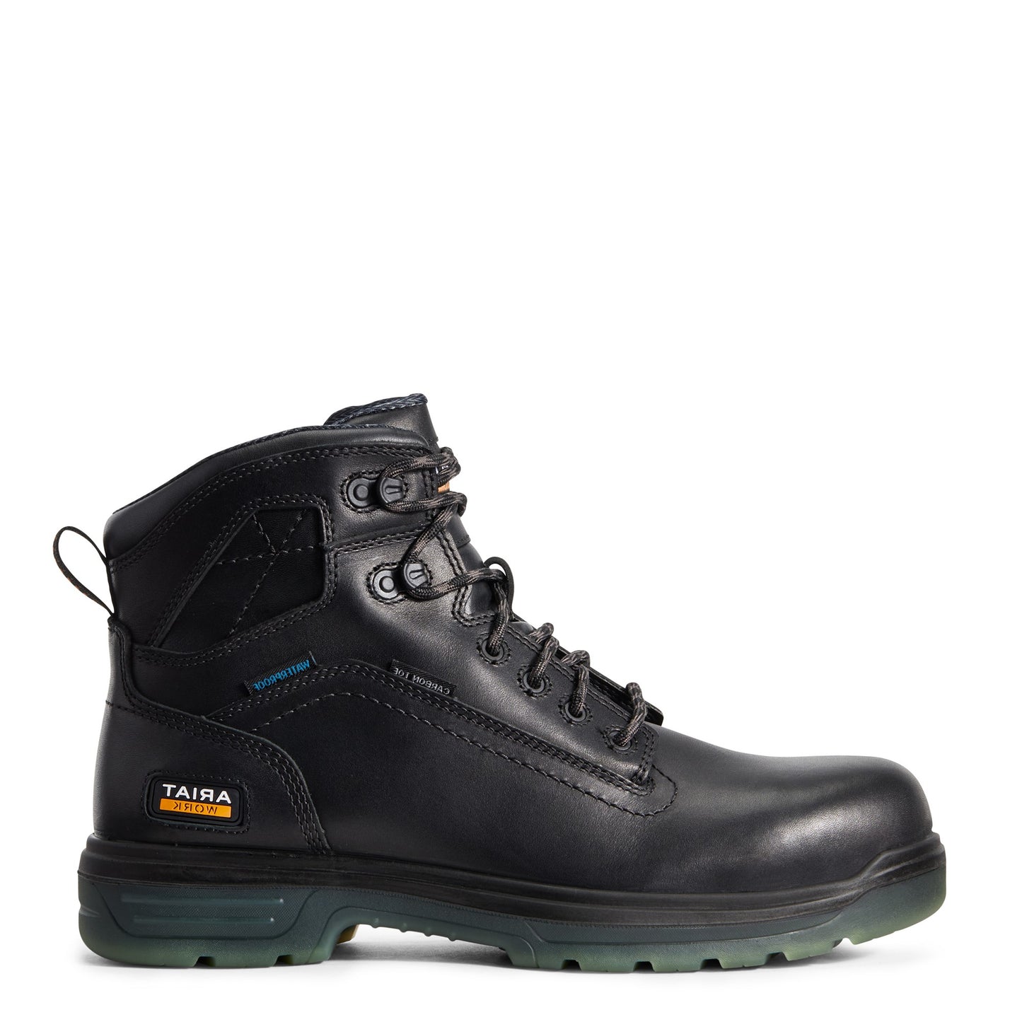 Ariat Men's Turbo 6" CSA Black H2O Carbon Toe Work Boots 10029134