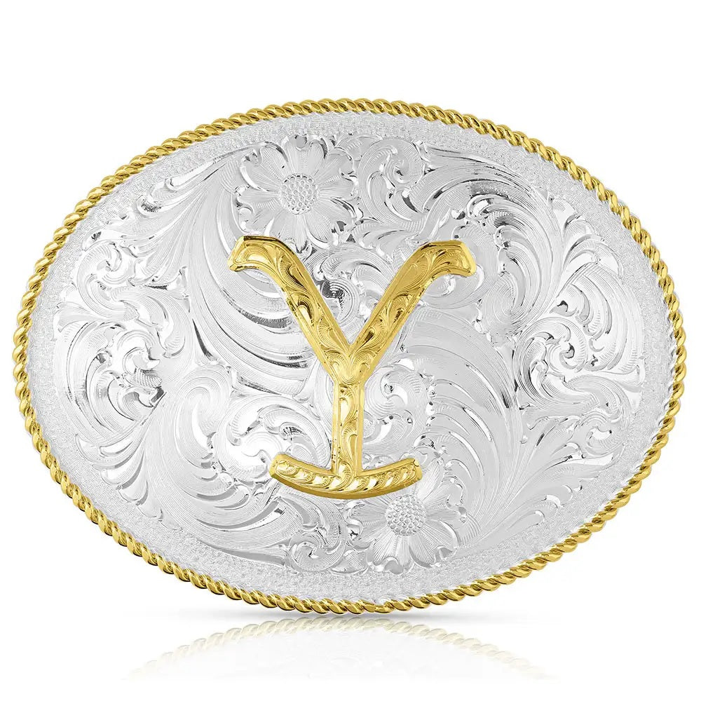 Montana Silversmiths The Yellowstone Dutton Ranch Belt Buckle YELLOW17