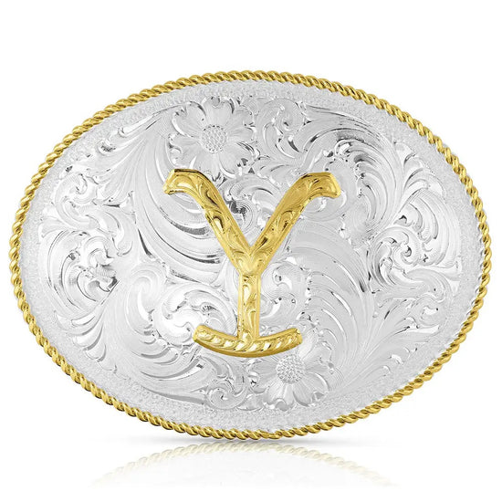 Montana Silversmiths The Yellowstone Dutton Ranch Belt Buckle YELLOW17