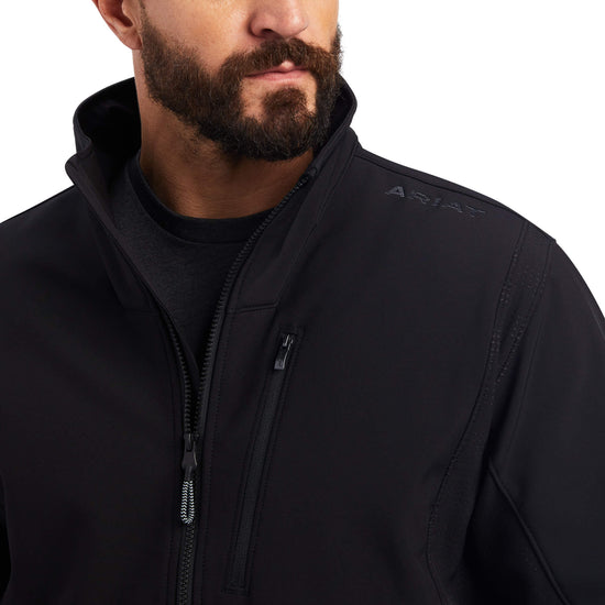 Ariat® Men's Vernon Vent Black Grey Softshell Jacket 10038499